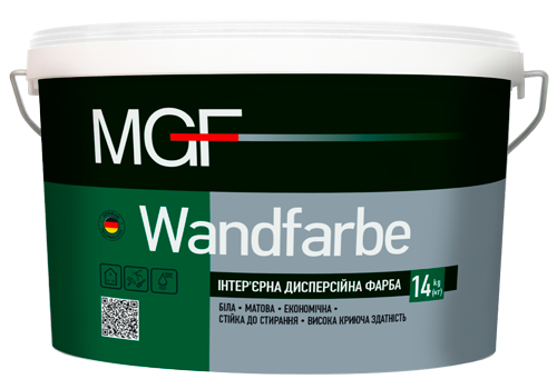MGF Wandfarbe M1a Фарба для внутрішніх робіт на стінах та стелі 14 кг.